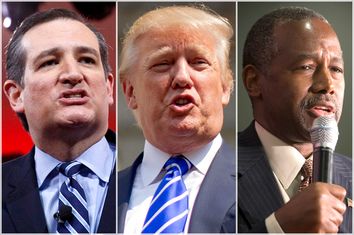 Ted Cruz, Donald Trump, Ben Carson
