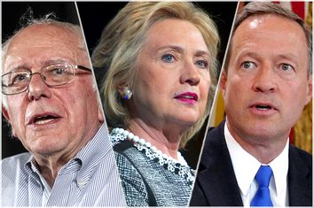 Bernie Sander, Hillary Clinton, Martin O'Malley