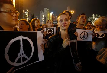 Hong Kong France Paris Attacks