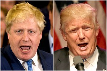Boris Johnson, Donald Trump