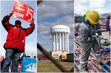 Minimum Wage; Flint; Fracking