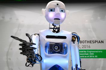 BRITAIN-SCIENCE-EXHBITION-ROBOT