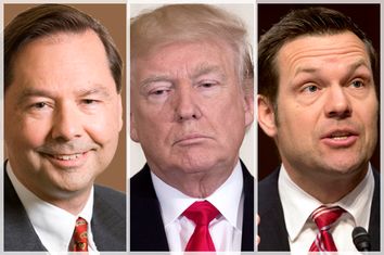 Hans von Spakovsky; Donald Trump; Kris Kobach