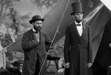 Allan Pinkerton and Abraham Lincoln