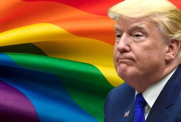 Donald Trump; Rainbow Flag