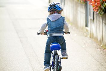 Toddler Riding Bike