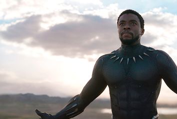 Chadwick Boseman as T'Challa / Black Panther in 