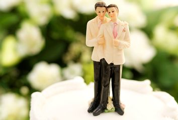 Gay Marriage Wedding Cake