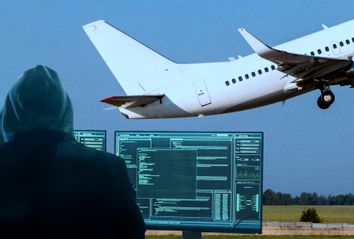 Hacker; Plane Taking Off
