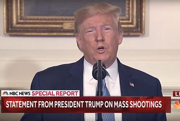 Donald Trump Mass Shooting Statement