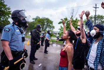 Riot Police; Protest; Black Lives Matter; I Can't Breathe