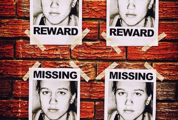 Posters seeking missing young woman