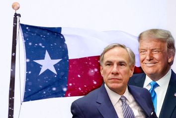 Greg Abbott; Donald Trump; snowstorm in Texas