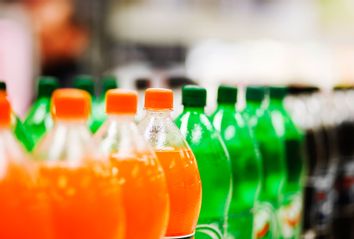 soda bottles