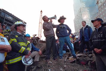 George W Bush; 9/11; World Trade Center; Ground Zero
