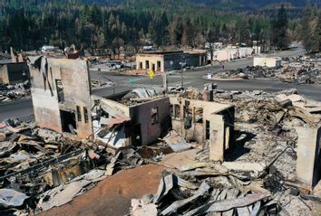 Dixie Fire Destruction; Greenville California