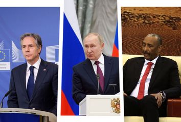 Tony Blinken; Vladimir Putin; Abdel-Fattah al-Burhan