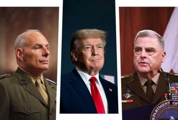 General John Kelly, Former President Donald Trump and General Mark Milley