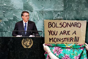Brazilian President Jair Bolsonaro; United Nations General Assembly