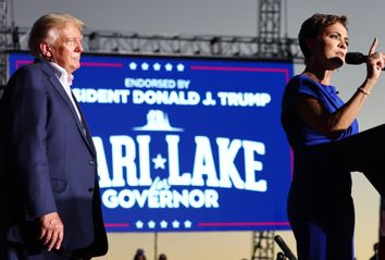 Kari Lake and Donald Trump