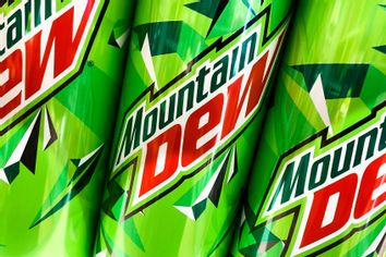 Mountain Dew cans