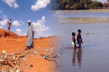 Kenya drought; Pakistan flood