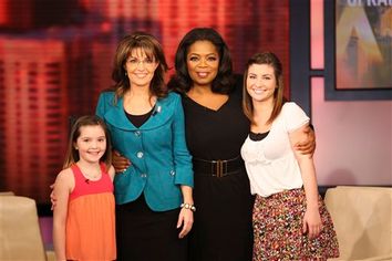 Oprah Winfrey, Sarah Palin, Willow Palin, Piper Palin