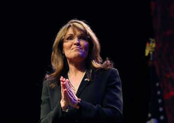 Sarah Palin speaks during the National Tea Party Convention at Gaylord Opryland Hotel in Nashville
