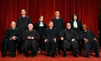 Anthony Kennedy, Samuel Alito, John Paul Stevens, Ruth Bader Ginsburg, John Roberts, Stephen Breyer, Antonin Scalia, Sonia Sotomayor, Clarence Thomas