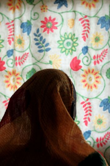 A rape victim visits Panzi Hospital in Bukavu, regional capital of South Kivu province in the Democratic Republic of Congo
