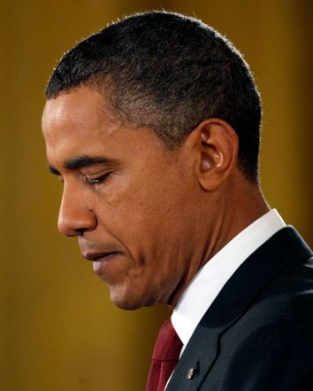 U.S. President Barack Obama holds a post-election news conference in the East Room of the White House in Washington