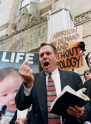 Rev. Flip Benham, national director of Operation Rescue, condemns the U.S. Federal Court ruling rega..