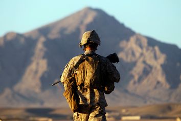 Marine patrols in southern Afghanistan's Helmand province