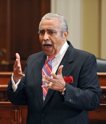 U.S. Representative Charles Rangel appears before the House Adjudicatory subcommittee on Capitol Hill in Washington