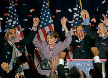 Nancy Pelosi, Rahm Emanuel, Harry Reid, Charles Schumer