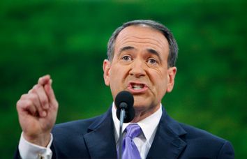 Former Republican presidential candidate Huckabee speaks during the third session of the 2008 Republican National Convention in St. Paul, Minnesota