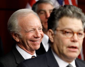 Joseph Lieberman, Al Franken