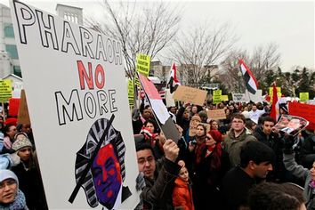 US Egypt Protest
