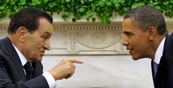 Barack Obama, Hosni Mubarak