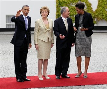 Barack Obama, Michelle Obama, Mary McAleese, Martin McAleese