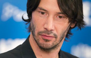 Actor Keanu Reeves attends a news conference to promote the film 