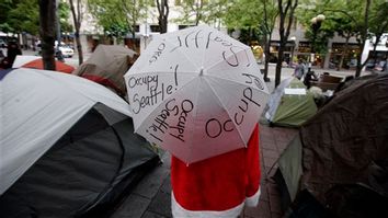 APTOPIX Wall Street Protest Seattle