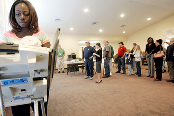 voting line