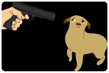Shooting puppies is a guaranteed way to get people riled up