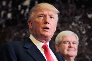 Newt Gingrich, Donald Trump