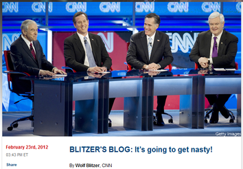 Blitzer's blog