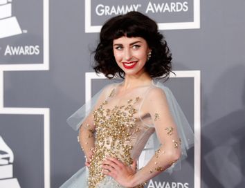 New Zealand singer-songwriter Kimbra arrives at the 55th annual Grammy Awards in Los Angeles