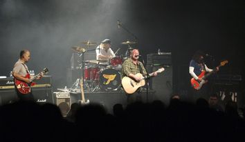 ROCK BAND THE PIXIES PERFORM BEFORE A SOLD OUT CROWD IN WINNIPEG DURING REUNION TOUR.