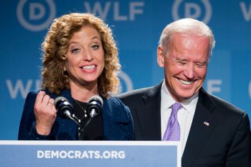 Joe Biden, Debbie Wasserman Schultz