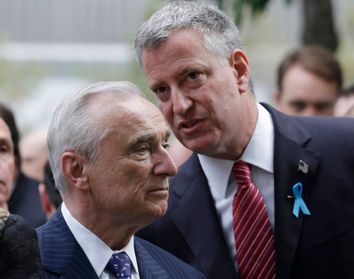 Bill Bratton, Bill de Blasio
